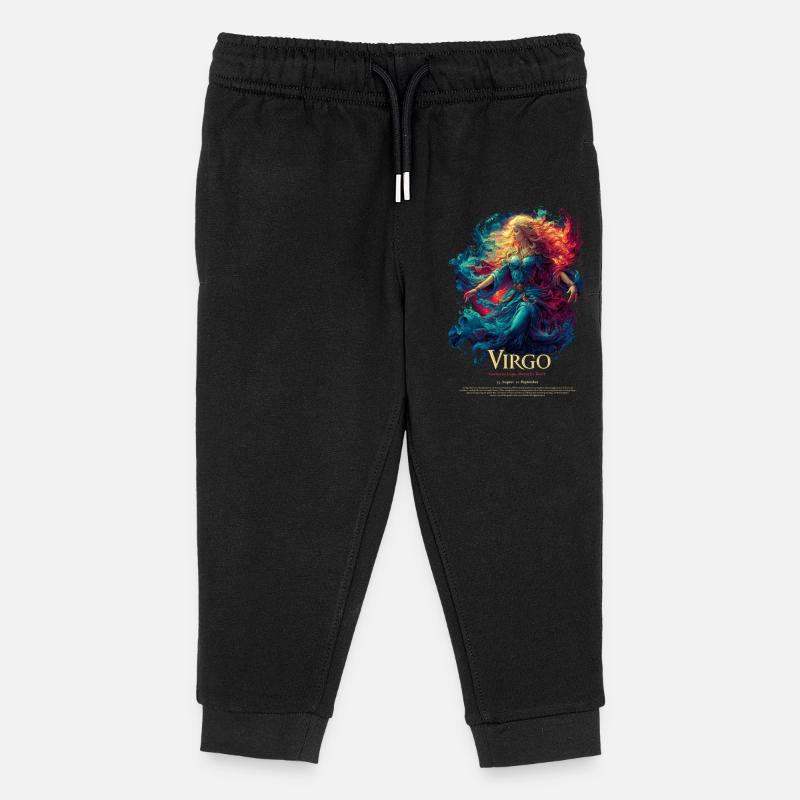 Vierge - Pantalon de jogging enfant bio Stanley/Stella - noir