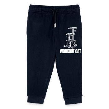 Workout Cat Emblem - Pantalon de jogging enfant bio Stanley/Stella - marine - Devant