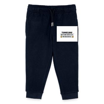 Tunnelling Lichtmacher - Kids Organic Sweatpants by Stanley/Stella - navy - Front