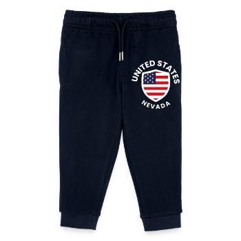Flag Shield USA Las Vegas - Pantalon de jogging enfant bio Stanley/Stella - marine - Devant