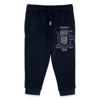 Plan directeur du réacteur nucléaire - Pantalon de jogging enfant bio Stanley/Stella - marine - Devant