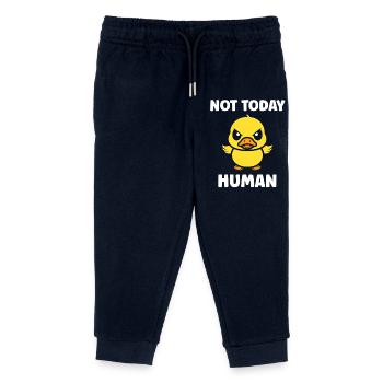 Rebellious duckling not today - Kids Organic Sweatpants by Stanley/Stella - navy - Front
