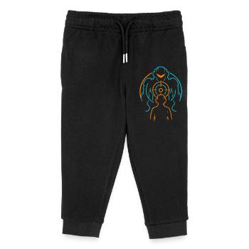 Mecha Gamer, Viseur de Jeu - Pantalon de jogging enfant bio Stanley/Stella - noir - Devant