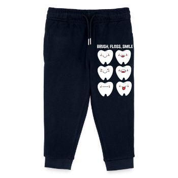 Receptionist Dentist - Kids Organic Sweatpants by Stanley/Stella - navy - Front