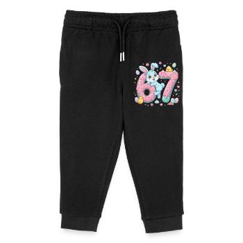 67 Easter - Kids Organic Sweatpants by Stanley/Stella - black - Front