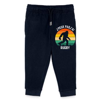 Sasquatch Rugby Retro Soleil - Pantalon de jogging enfant bio Stanley/Stella - marine - Devant
