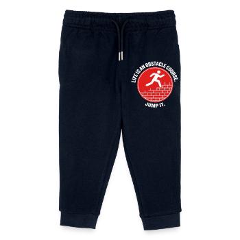 Parkour Life Obstacle Course Hindernislauf - Kinder Organic Jogginghose Mini Mover von Stanley/Stella - Navy - Vorne