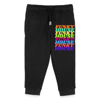 Ambiances Funky House - Pantalon de jogging enfant bio Stanley/Stella - noir - Devant