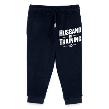 Mari en formation - Pantalon de jogging enfant bio Stanley/Stella - marine - Devant