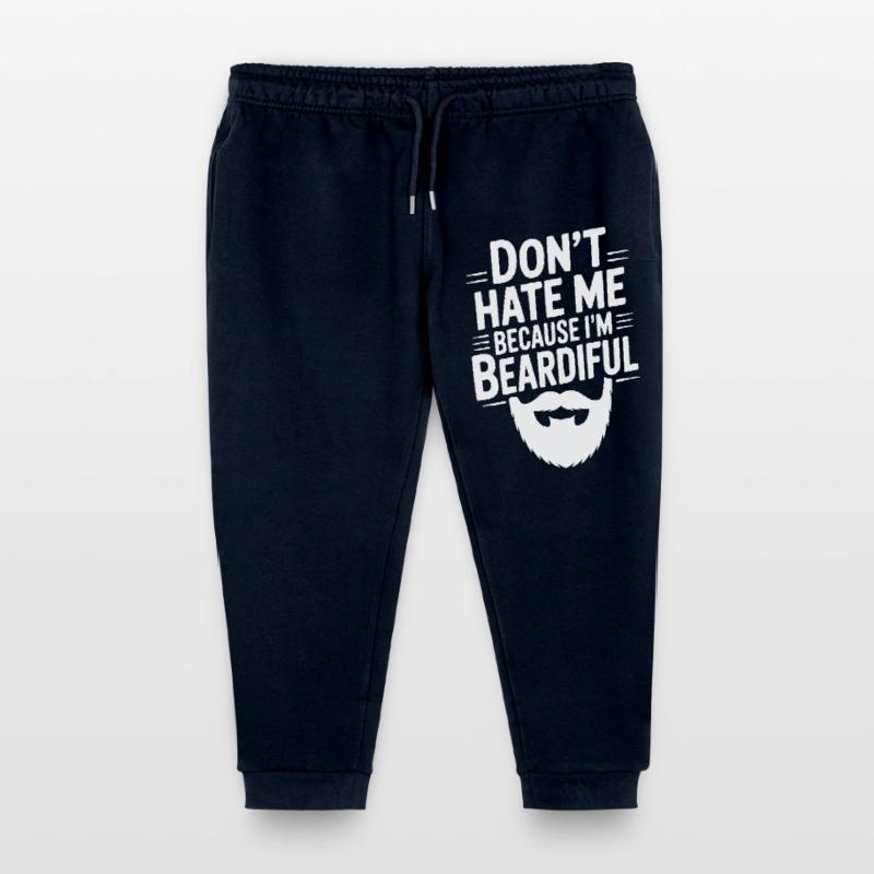 Don't Hate Me Because I'm Beardiful Kids Organic Sweatpants by Stanley/Stella