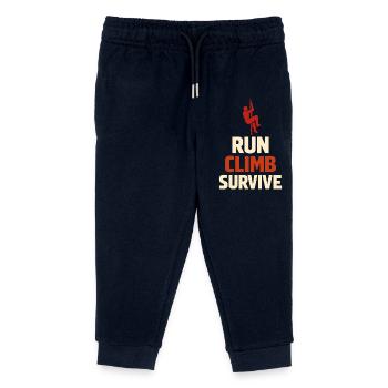 Hindernislauf-rennfahrer Hindernislauf Ocr - Kinder Organic Jogginghose Mini Mover von Stanley/Stella - Navy - Vorne
