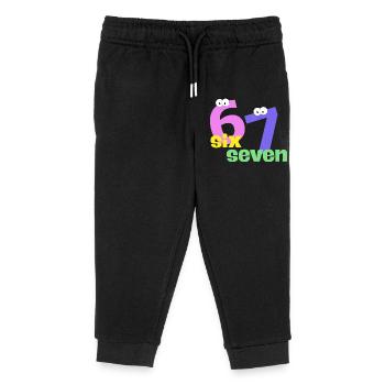 Six Seven Trend - Kinder Organic Jogginghose Mini Mover von Stanley/Stella - Schwarz - Vorne