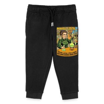 Marie Curie Curious - Kinder Organic Jogginghose Mini Mover von Stanley/Stella - Schwarz - Vorne