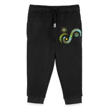 Yoga design_4 - Kids Organic Sweatpants by Stanley/Stella - black - Front