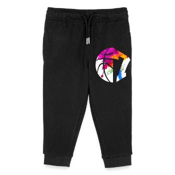 NR. 7 BASKETBALL NUMMER 7 BASKETBALL 7. GEBURTSTAG - Kinder Organic Jogginghose Mini Mover von Stanley/Stella - Schwarz - Vorne