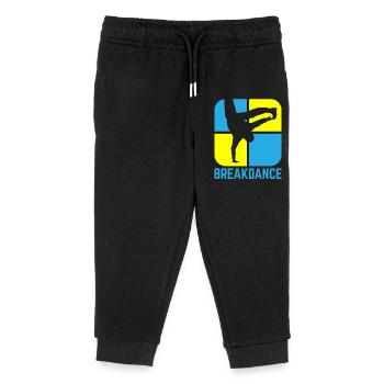 Breakdancing - Kids Organic Sweatpants by Stanley/Stella - black - Front