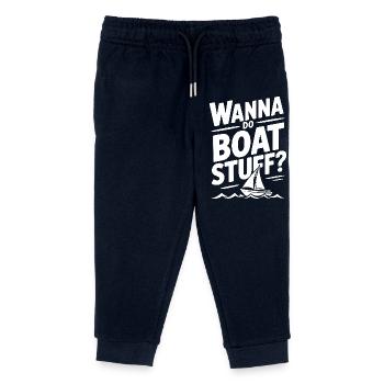 Willst du Boots-Sachen machen? - Kinder Organic Jogginghose Mini Mover von Stanley/Stella - Navy - Vorne