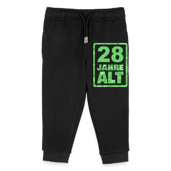 Old 28 - Kids Organic Sweatpants by Stanley/Stella - black - Front