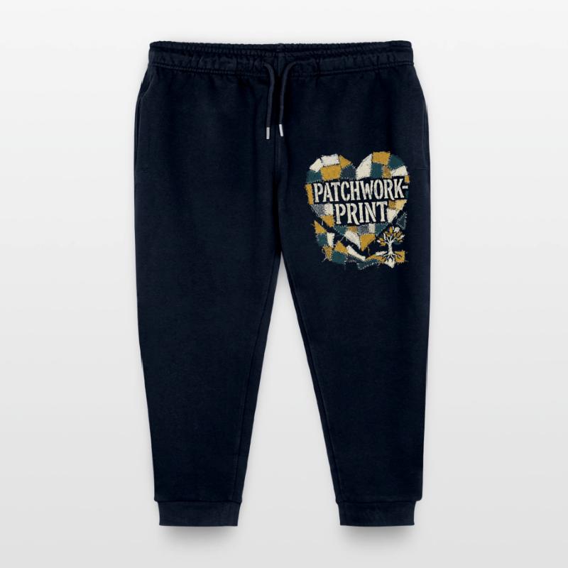 Impression patchwork Pantalon de jogging enfant bio Stanley/Stella