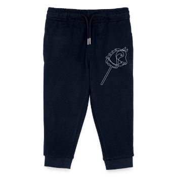 Hobby Horsing | Reiten | Sport | Geschenk - Kinder Organic Jogginghose Mini Mover von Stanley/Stella - Navy - Vorne