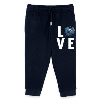 Elstern Elster - Kinder Organic Jogginghose Mini Mover von Stanley/Stella - Navy - Vorne