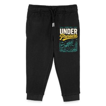 Chemise de plongeur sous pression - Pantalon de jogging enfant bio Stanley/Stella - noir - Devant