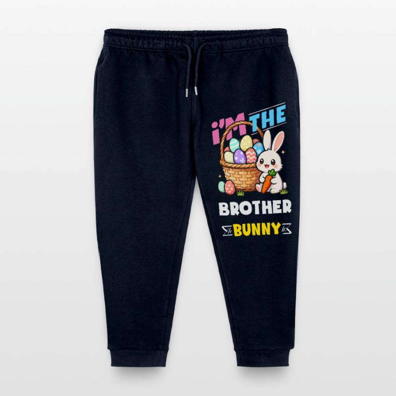 Happy Easter Sweet Easter Bunny Egg Hunt Easter Eggs Kids Organic Sweatpants by Stanley/Stella