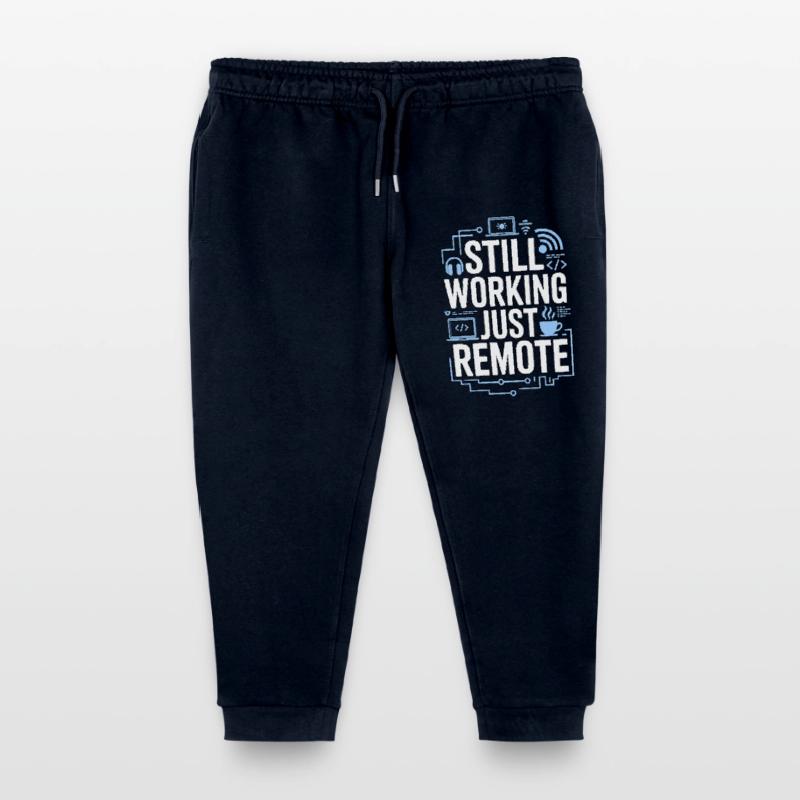 Remote Developer Still Working Remote Tech Worker Kinder Organic Jogginghose Mini Mover von Stanley/Stella