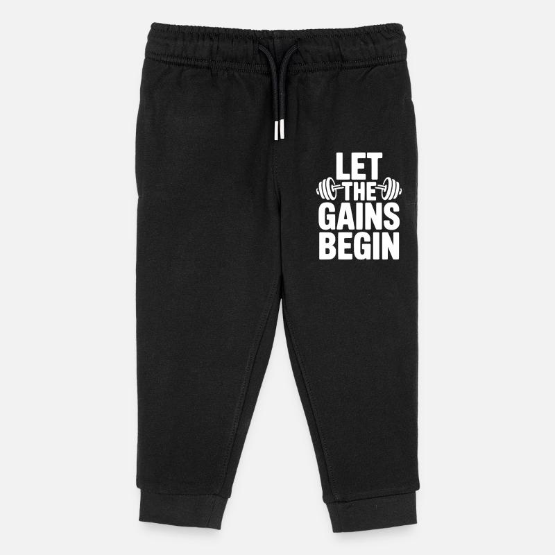 Que les gains commencent - Pantalon de jogging enfant bio Stanley/Stella - noir