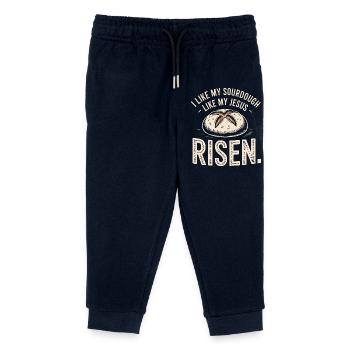 Pain au levain Jésus ressuscité - Pantalon de jogging enfant bio Stanley/Stella - marine - Devant