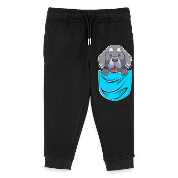 Newfoundland - Kids Organic Sweatpants by Stanley/Stella - black - Front