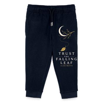 Falling Leaf Trust - Kids Organic Sweatpants by Stanley/Stella - navy - Front