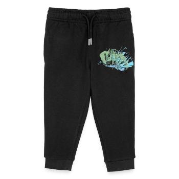 Skater - Kinder Organic Jogginghose Mini Mover von Stanley/Stella - Schwarz - Vorne