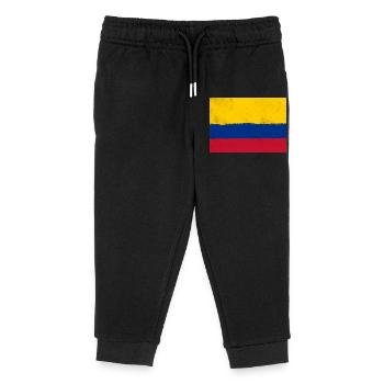 Drapeau de la Colombie - Pantalon de jogging enfant bio Stanley/Stella - noir - Devant