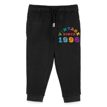 Millésime 1996 - Pantalon de jogging enfant bio Stanley/Stella - noir - Devant