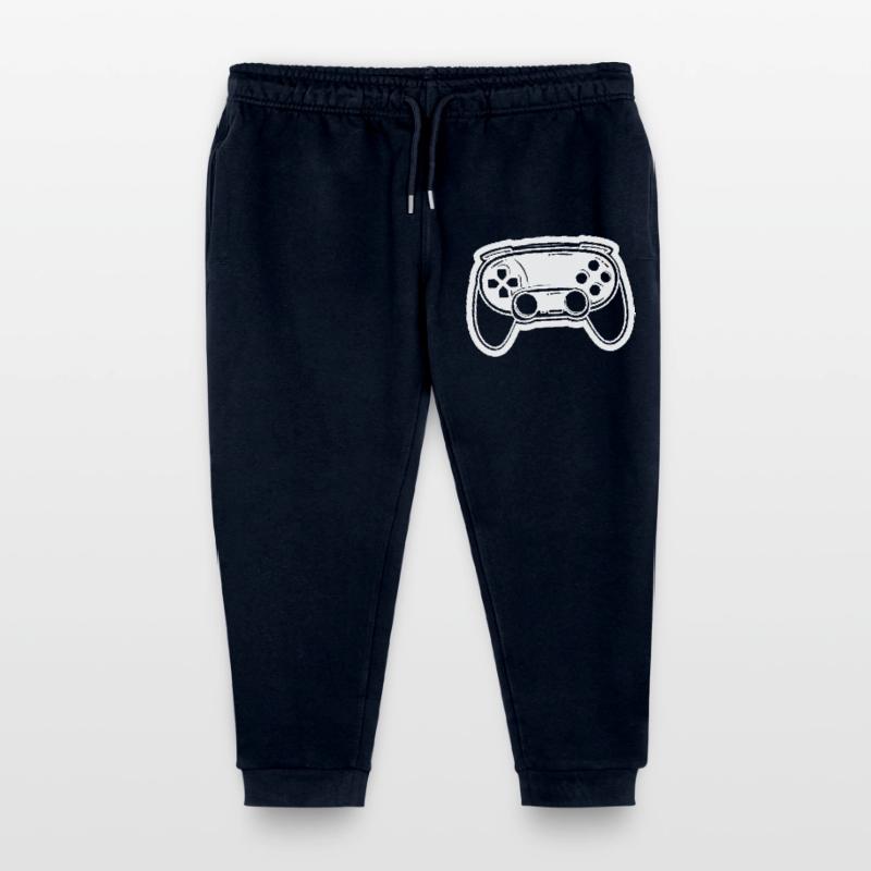 Dessin de manette de jeu vidéo Pantalon de jogging enfant bio Stanley/Stella