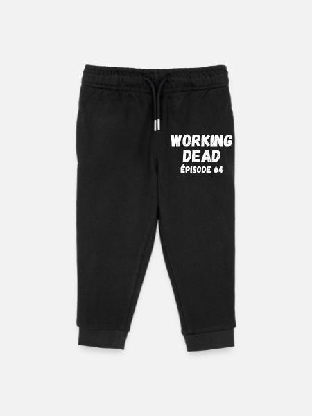 Rentenreform, Demonstration - Kinder Organic Jogginghose Mini Mover von Stanley/Stella - Schwarz