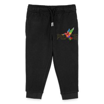 Peace - Kids Organic Sweatpants by Stanley/Stella - black - Front