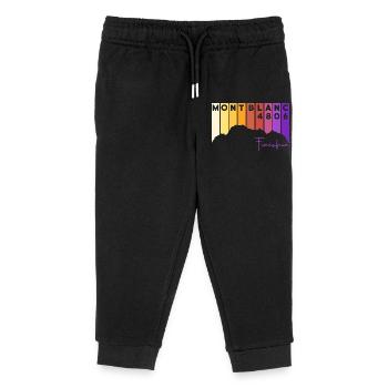 Mont Blanc Finisher Mountaineer Chamonix Montblanc - Kids Organic Sweatpants by Stanley/Stella - black - Front