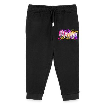 Maman - Pantalon de jogging enfant bio Stanley/Stella - noir - Devant