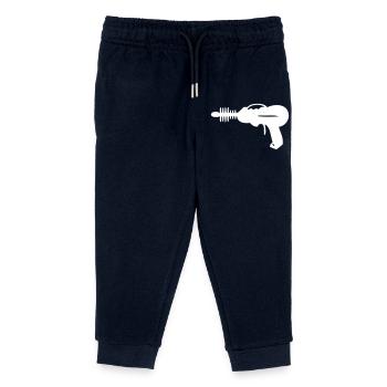 Beam Cannon - Laser Pistol - Laser - Kids Organic Sweatpants by Stanley/Stella - navy - Front