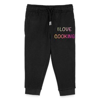 Pastel Love Cooking Shirt - Kids Organic Sweatpants by Stanley/Stella - black - Front