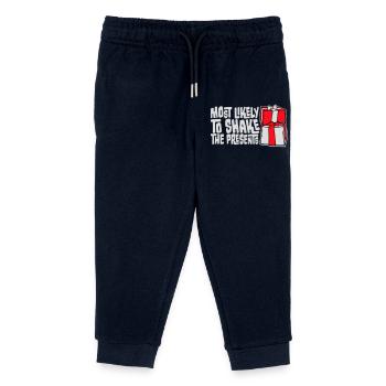 Le plus susceptible de secouer les cadeaux Noël Fun - Pantalon de jogging enfant bio Stanley/Stella - marine - Devant