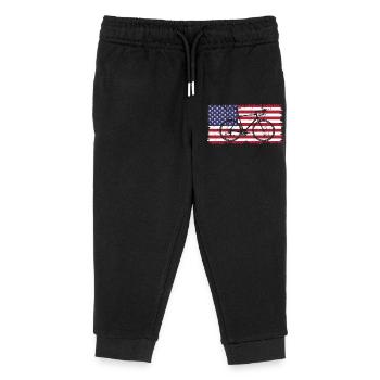 Cycling USA - Pantalon de jogging enfant bio Stanley/Stella - noir - Devant