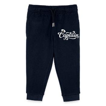 Captain Cap Sailing - Kids Organic Sweatpants by Stanley/Stella - navy - Front