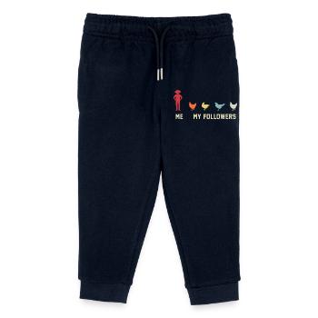 Je veux dire des poulets suiveurs - Pantalon de jogging enfant bio Stanley/Stella - marine - Devant