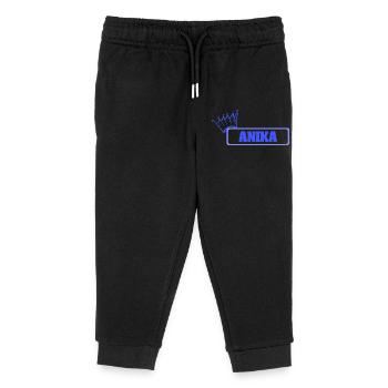 Tochter Anika - Kinder Organic Jogginghose Mini Mover von Stanley/Stella - Schwarz - Vorne