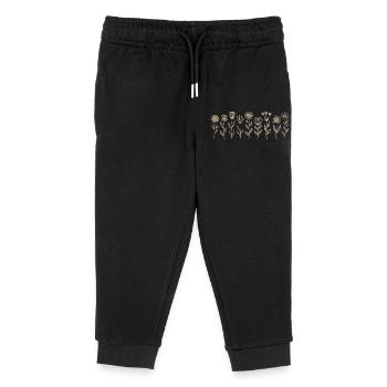 Wildflowers Flowers - Kids Organic Sweatpants by Stanley/Stella - black - Front