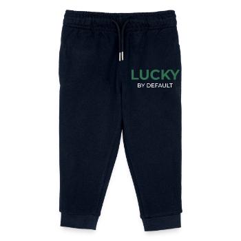 Lucky By Default - Kids Organic Sweatpants by Stanley/Stella - navy - Front