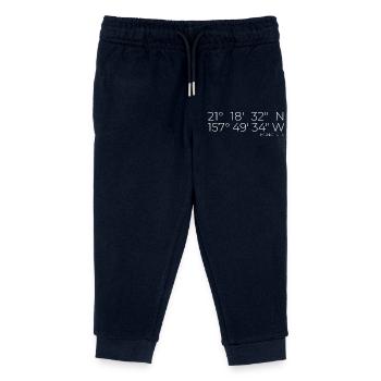Coordonnées : Honolulu, Oahu, Hawaï - Pantalon de jogging enfant bio Stanley/Stella - marine - Devant